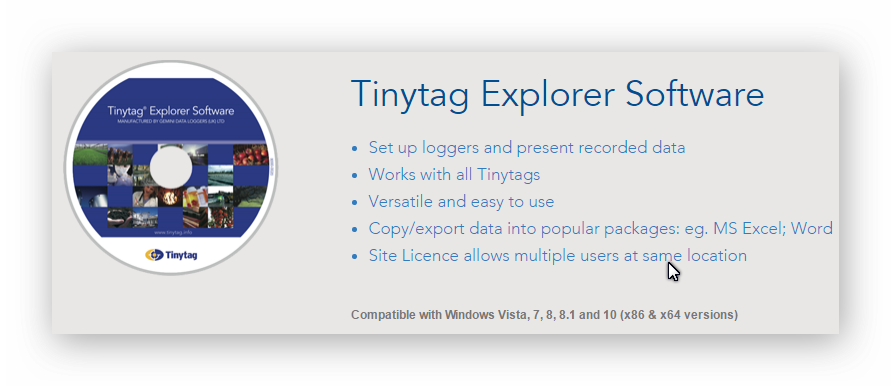 tinytag explorer Software